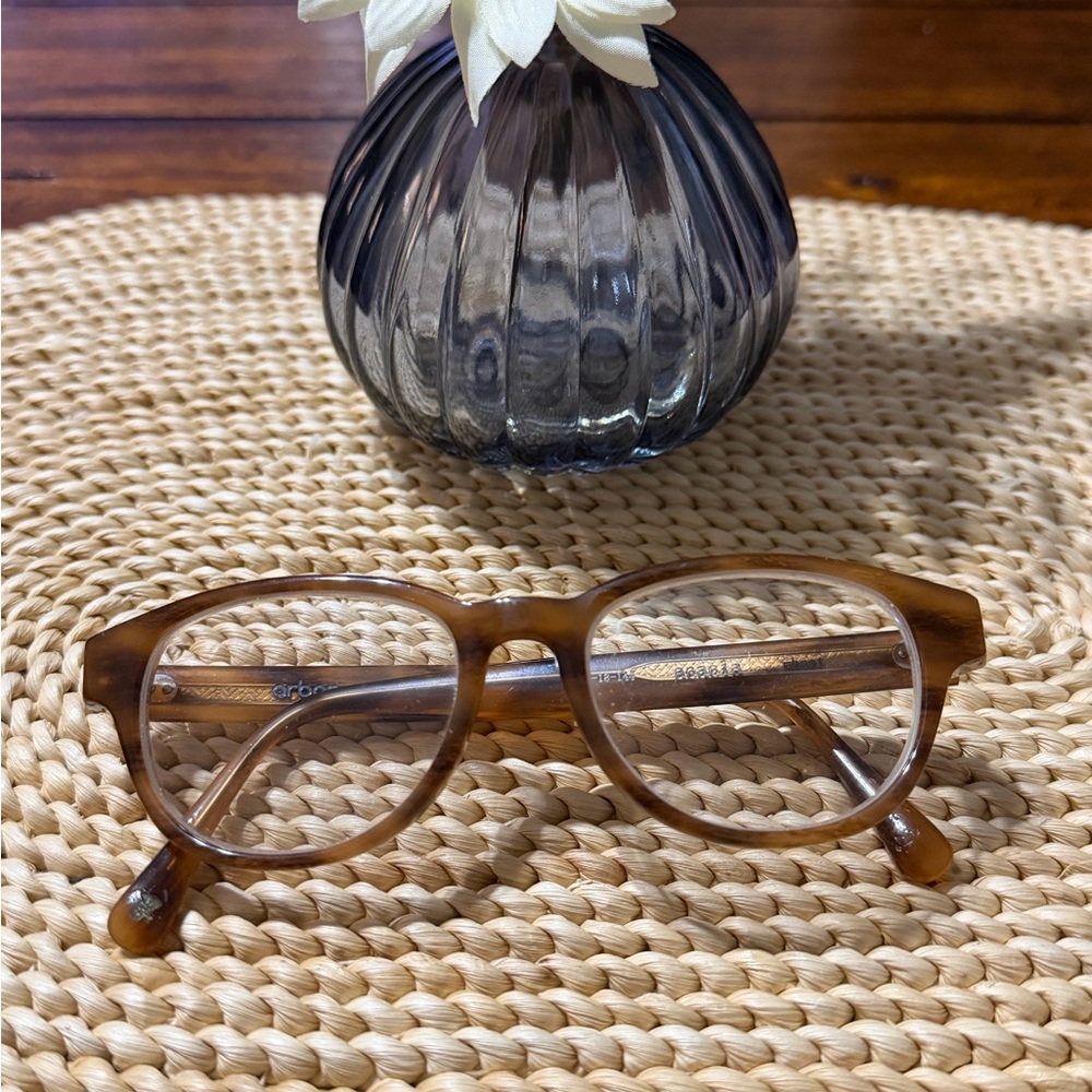 Arbor Acacia Wheat Brown Eyeglasses AS IS